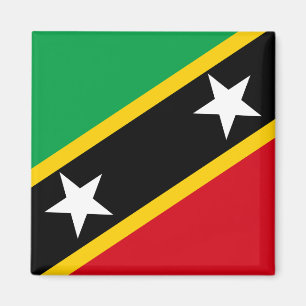 Saint Kitts och Nevis Flagga Magnet