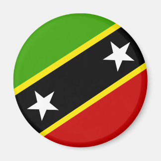 Saint Kitts och Nevis Flagga Magnet