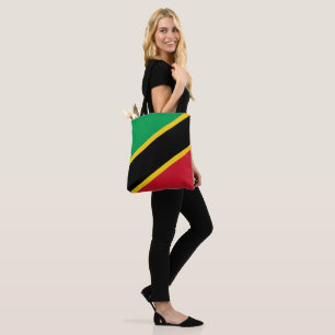 Saint Kitts och Nevis Flagga mönster Tygkasse