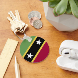 Saint Kitts och Nevis flagga Nyckelring