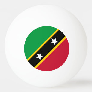 Saint Kitts och Nevis flagga Pingisboll