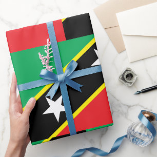 Saint Kitts och Nevis Flagga Presentpapper
