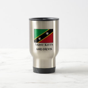 Saint Kitts och Nevis Flagga Resemugg