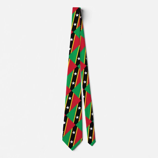 Saint Kitts och Nevis flagga Slips (Framsida)