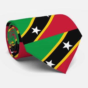 Saint Kitts och Nevis flagga Slips