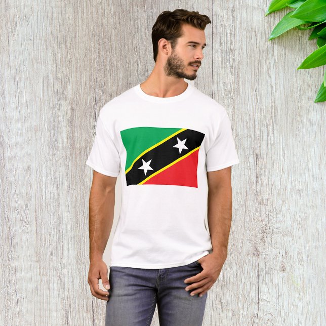 Saint Kitts och Nevis Flagga T Shirt (Skapare uppladdad)