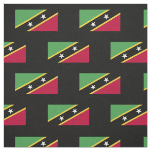 Saint Kitts och Nevis Flagga Tyg