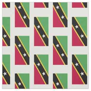 Saint Kitts och Nevis Flagga Tyg