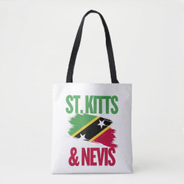 Saint Kitts och Nevis flagga Tygkasse