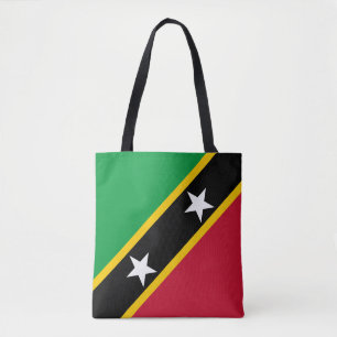 Saint Kitts och Nevis flagga Tygkasse