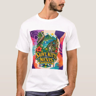 Saint Kitts och Nevis Goda vibrationer har en adre T Shirt