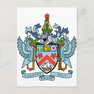 Saint Kitts och Nevis Jackar av Arm Vykort