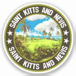 Saint Kitts och Nevis Klistermärken