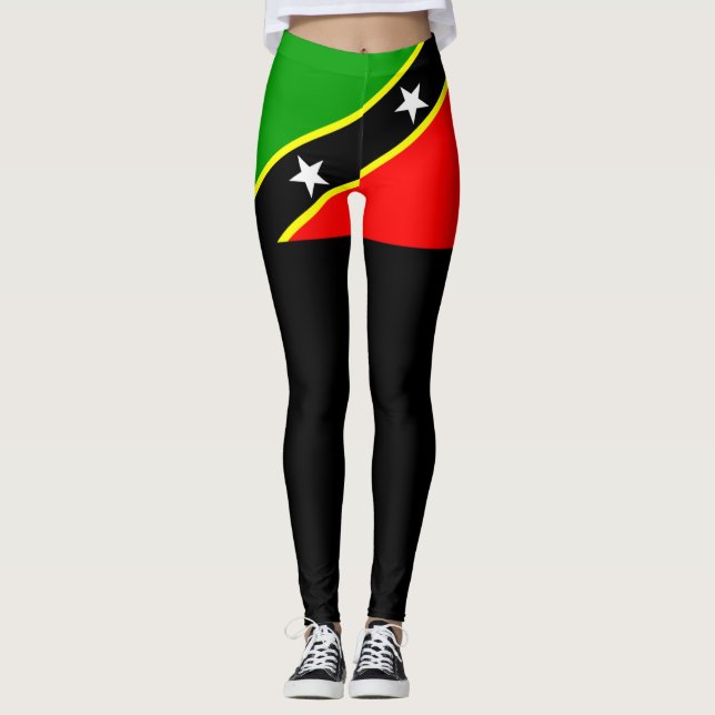 Saint Kitts och Nevis Leggings (Framsida)