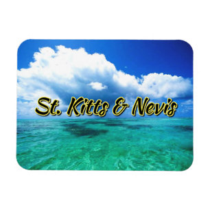 Saint Kitts och Nevis Sea himlar Magnet