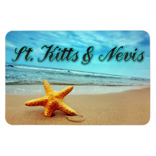 Saint Kitts och Nevis-stjärnfisk Magnet