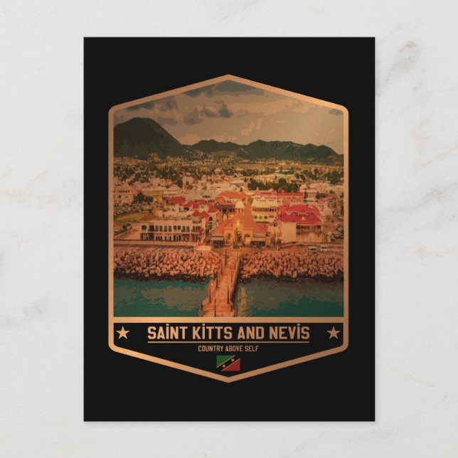 Saint Kitts och Nevis Vykort (Framsida)