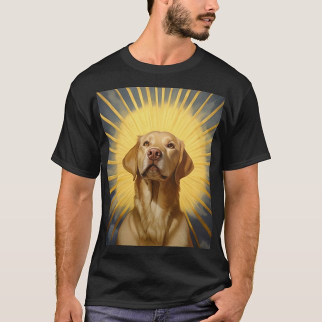 Saint Labrador-hämmare T Shirt (Framsida)
