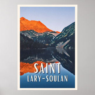 Saint-Lary-Soulan Station de ski Poster