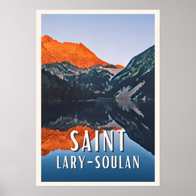 Saint-Lary-Soulan Station de ski Poster (Framsidan)