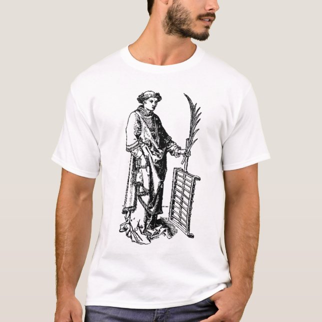 Saint Lawrence av Martin Schongauer T Shirt (Framsida)