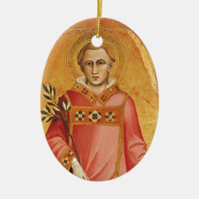 Saint Lawrence Julgransprydnad Keramik (Framsidan)