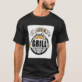 Saint Lawrence-katolska Patron Saint of Grilling G T Shirt