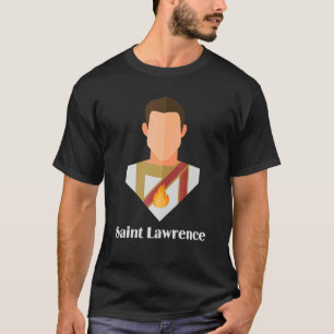 Saint Lawrence-katolska Patron Saint of Grilling G T Shirt