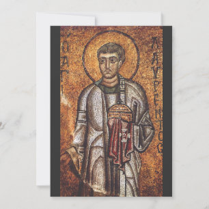 Saint Lawrence Martyr Inbjudningar