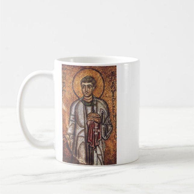 Saint Lawrence Martyr Kaffemugg (Vänster)