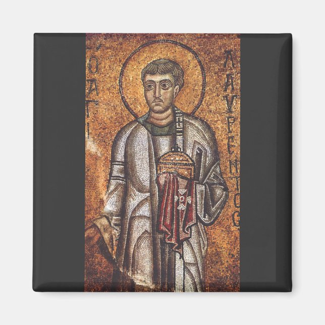 Saint Lawrence Martyr Magnet (Framsidan)