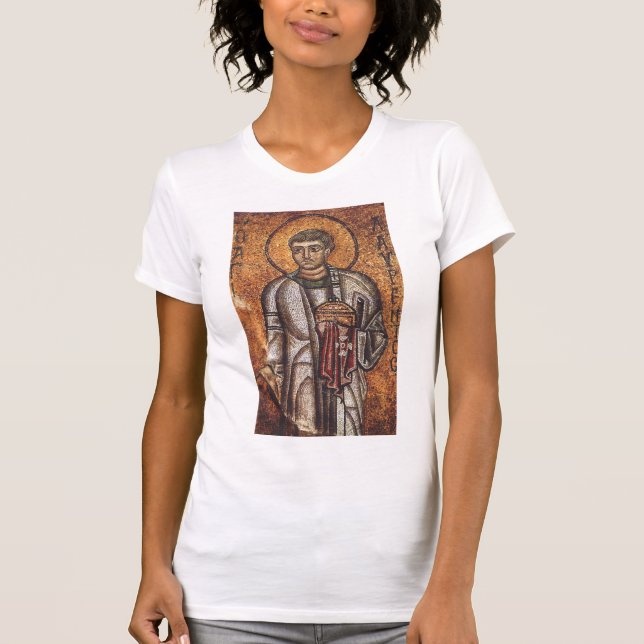 Saint Lawrence Martyr T Shirt (Framsida)