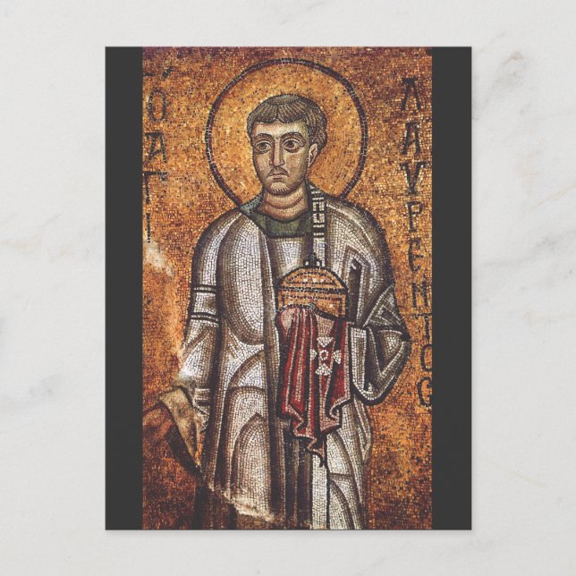 Saint Lawrence Martyr Vykort (Framsida)