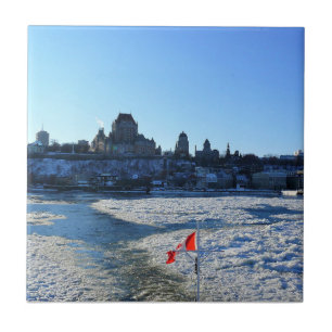 Saint Lawrence River & Old Quebec City, Quebec Kakelplatta