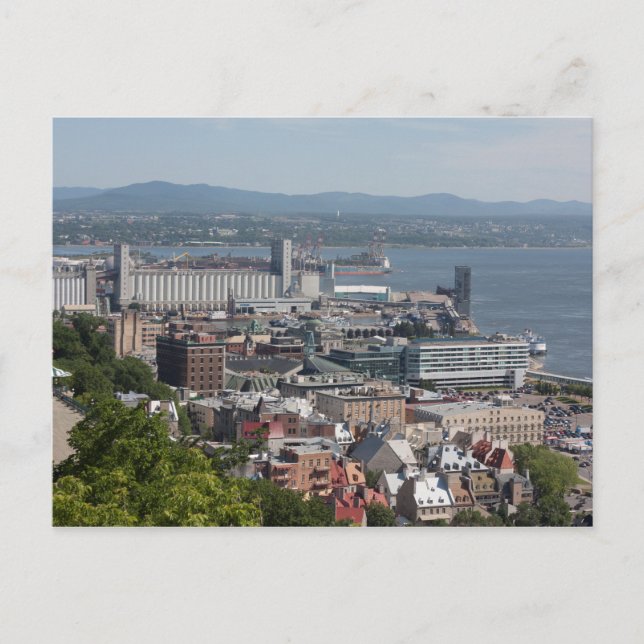 Saint Lawrence River Quebec City vykort (Framsida)