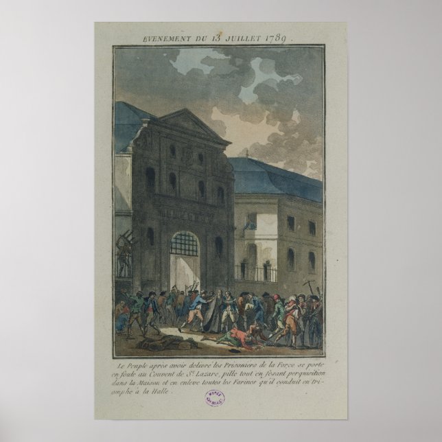 Saint-Lazare-klotets plåga Poster (Framsidan)