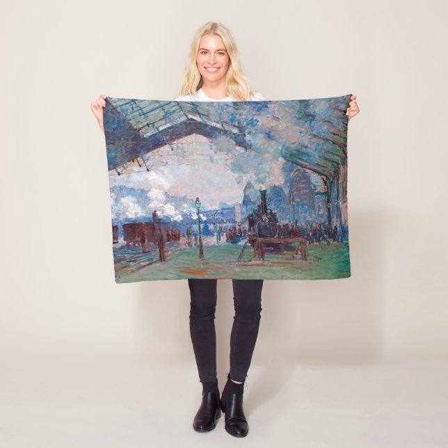 Saint-Lazare Station, Monet Fleecefilt (På plats)
