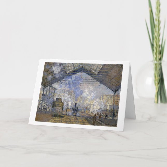 Saint-Lazare Station, Monet Kort (Framsida)