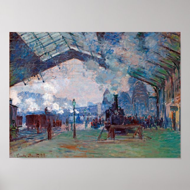 Saint-Lazare Station, Monet Poster (Framsidan)