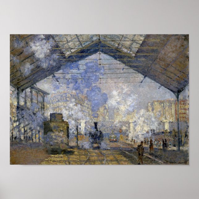 Saint-Lazare Station, Monet Poster (Framsidan)