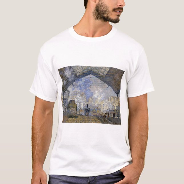 Saint-Lazare Station, Monet T Shirt (Framsida)