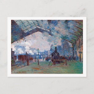 Saint-Lazare Station, Monet Vykort