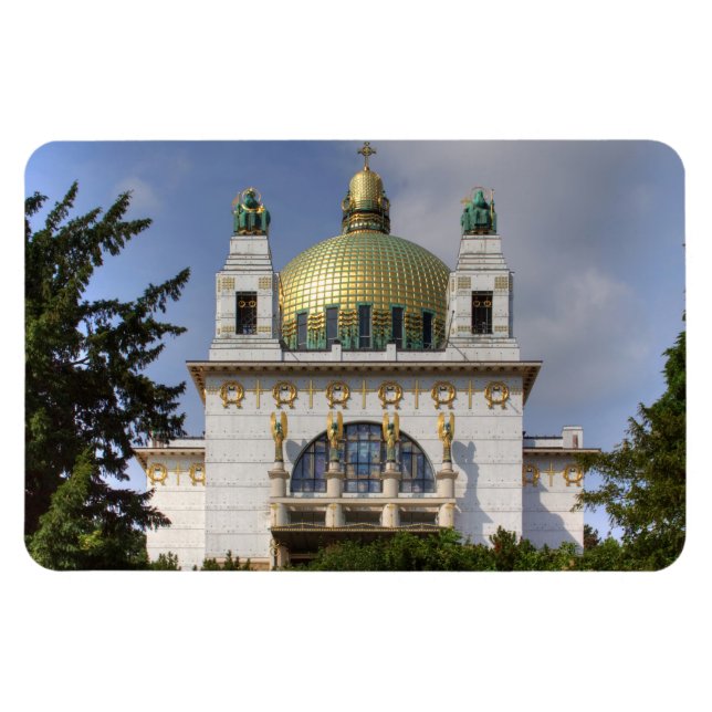 Saint Leopold Wiens kyrka Magnet (Horisontell)