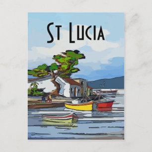 Saint Licia-ön,redigera text Vykort