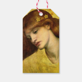 Saint Lily [Sancta Lilias] (av Gabriel Rossetti) Presentetikett
