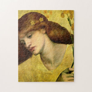 Saint Lily [Sancta Lilias] (av Gabriel Rossetti) Pussel