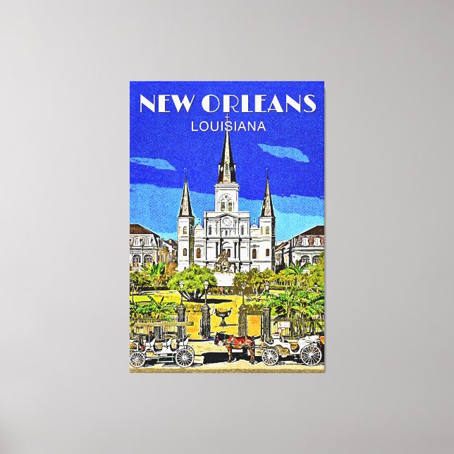 Saint Louis Cathedral Canvastryck (Framsida)