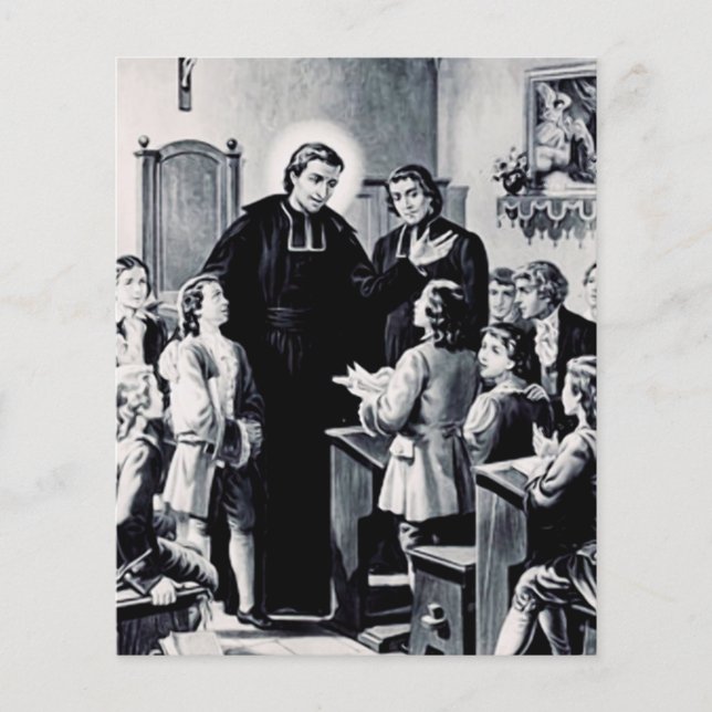 Saint Louis de Montfort fransk präst (Framsida)