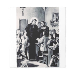 Saint Louis de Montfort fransk präst Anteckningsblock
