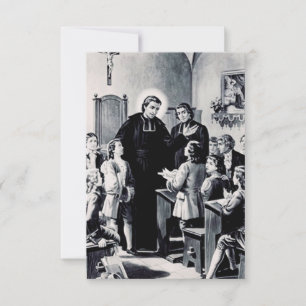 Saint Louis de Montfort fransk präst Tack Kort